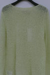 SWAYING/KNIT Paper Yarn Top SW212SZ39 Green PS23